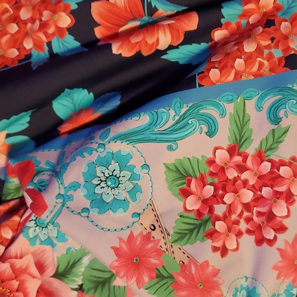 Johnny Was Japer Ruched One Piece Swimsuit - Picture 2 of 7